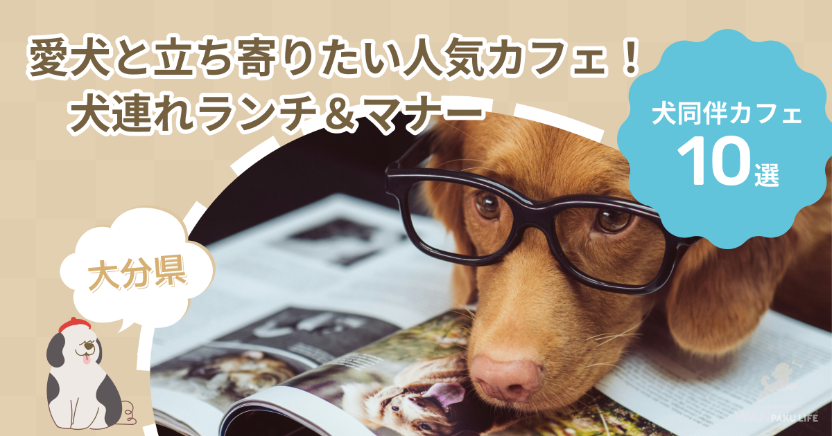 【大分県】愛犬と立ち寄りたい人気カフェ10選！犬連れランチ＆マナー